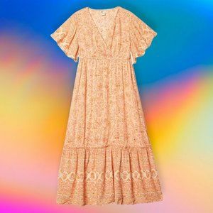 Billabong Sunday Fun Dress Girls Medium 10/12 Long